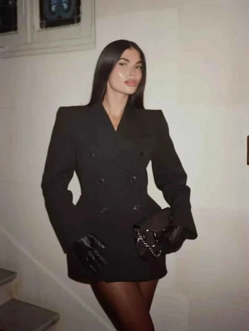 Doppelstoff-Blazer Midi - JWANOFFIZIELL