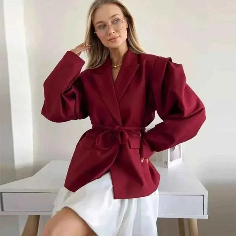Print Schnür-Blazer