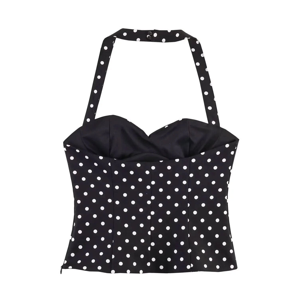 Punkte Halter Shorts-Set