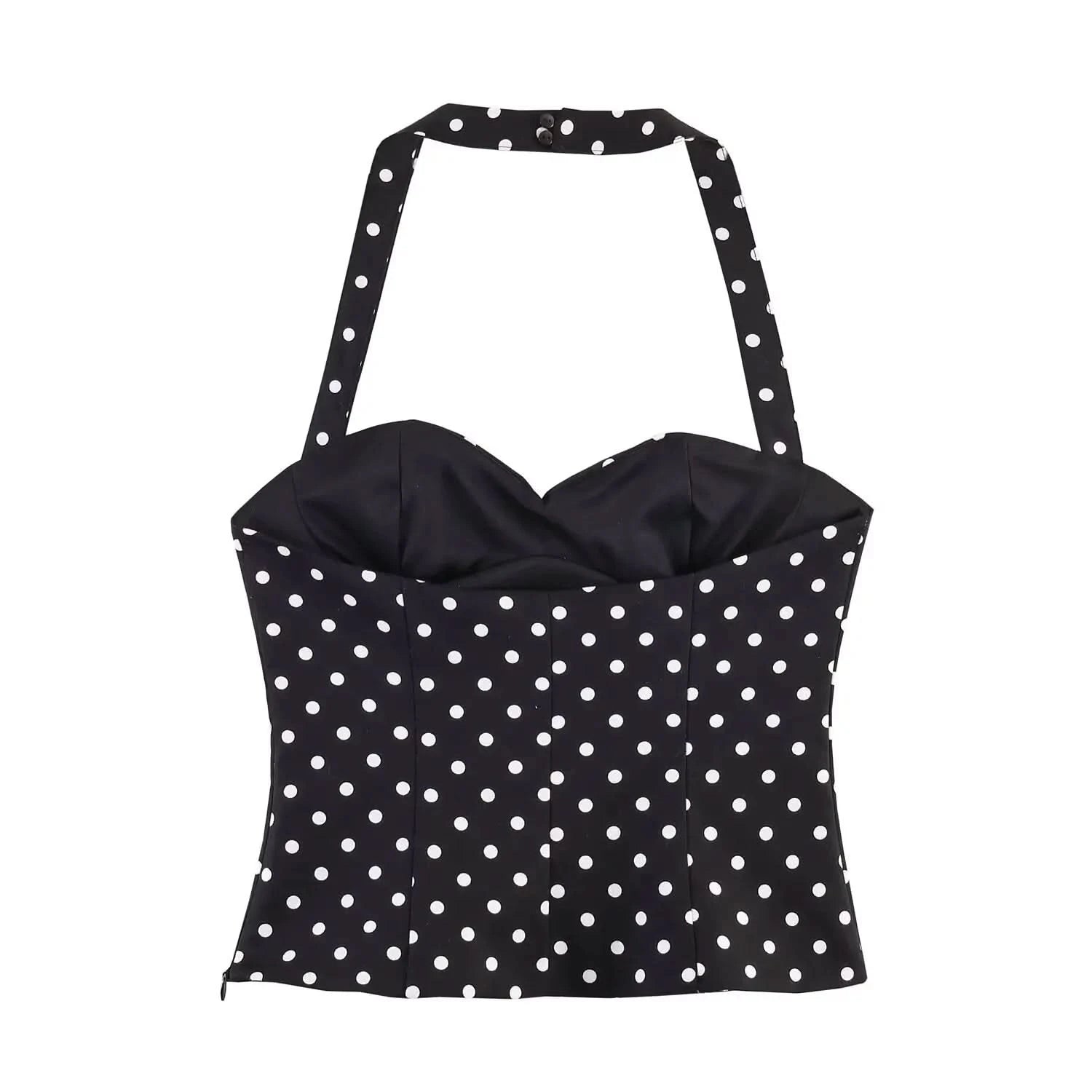 Punkte Halter Shorts-Set