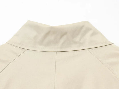 Kurzer Damen-Trenchcoat – Leichte Windbreaker-Jacke mit Knöpfen für Übergangszeit