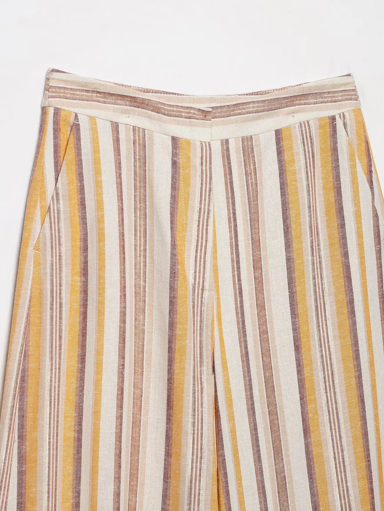 Streifen-Set Top & Wide-Leg Hose - JWANOFFIZIELL