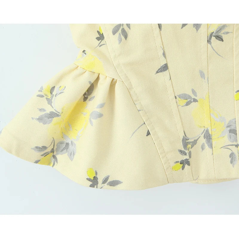 Korsett Cami-Top Blumenprint - JWANOFFIZIELL