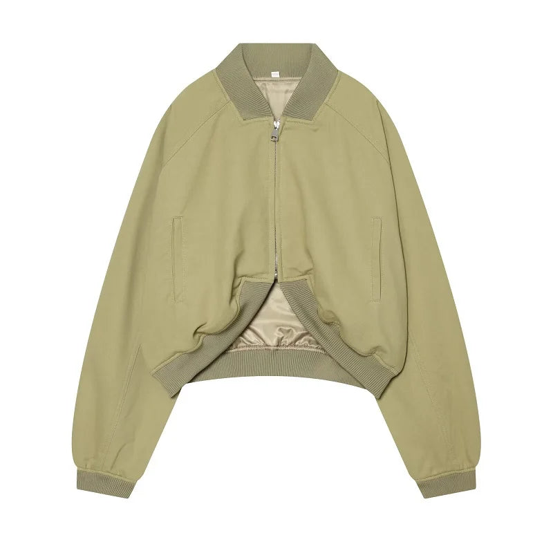 Varsity-Bomberjacke Khaki - JWANOFFIZIELL