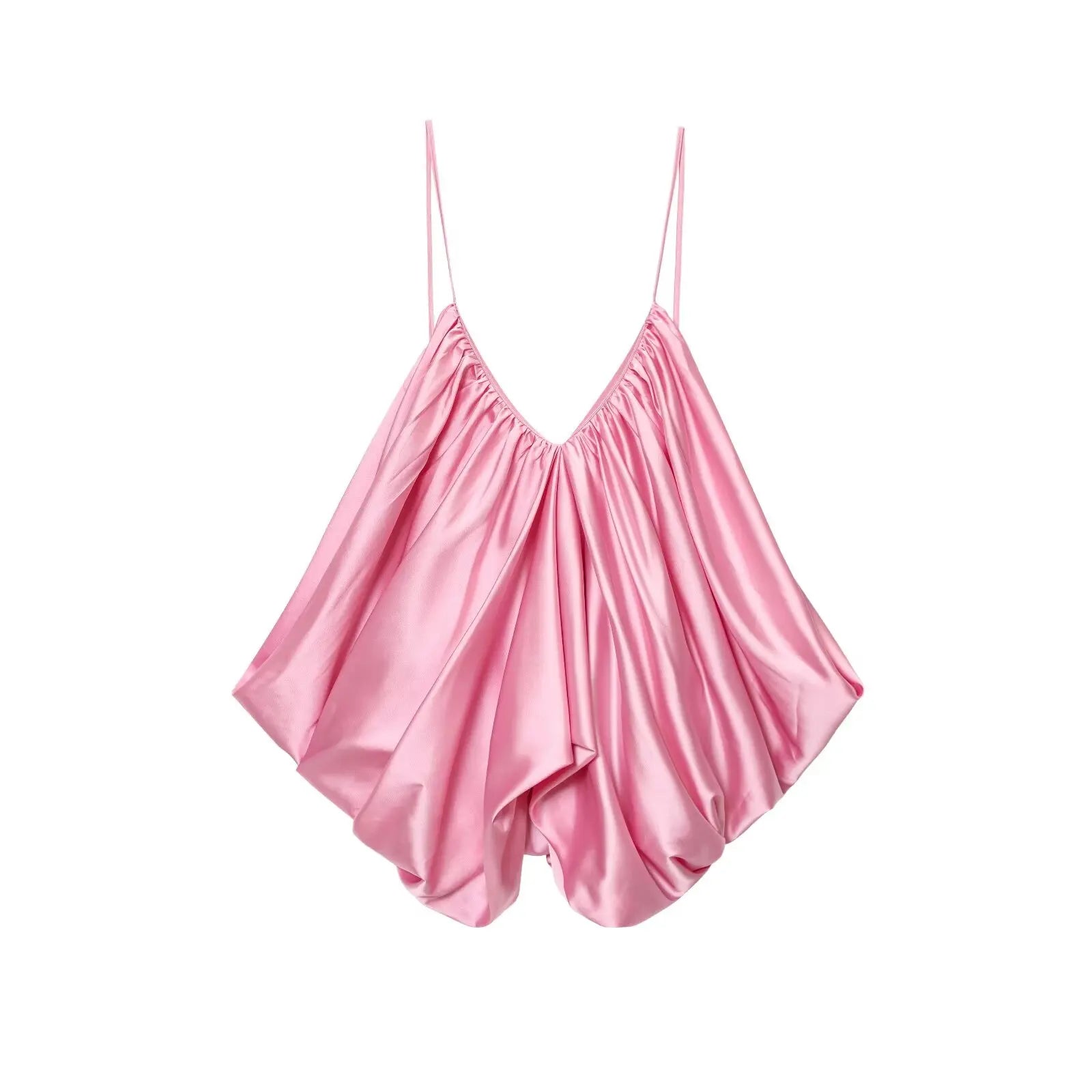 Satin Crop-Top Rückenfrei - JWANOFFIZIELL