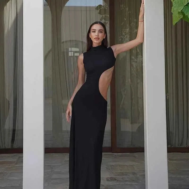 Cut-Out Maxi Kleid - JWANOFFIZIELL