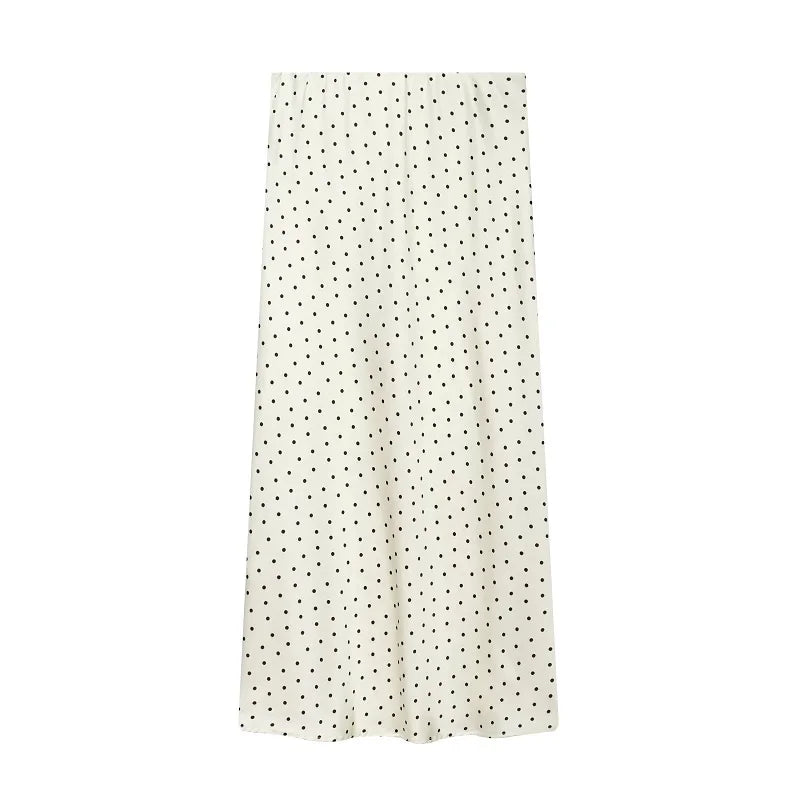 Satin Midi-Rock Damen – High-Waist Eleganter Sommerrock in vielen Farben
