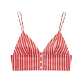 Gestreiftes Korsett-Top & Rock Beach-Set - JWANOFFIZIELL