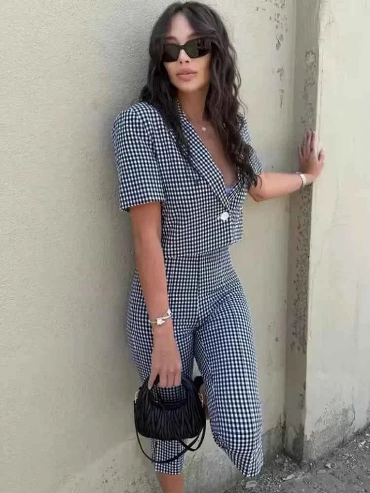 Karo Blazer Set