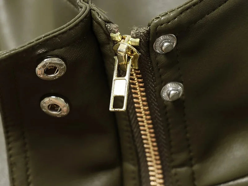 Kunstleder-Bomberjacke Cropped - JWANOFFIZIELL