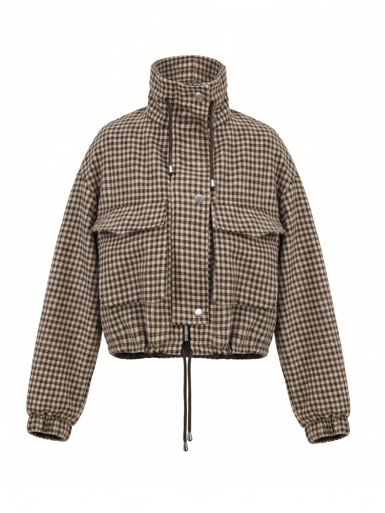 Cropped Jacke Hahnentritt - JWANOFFIZIELL