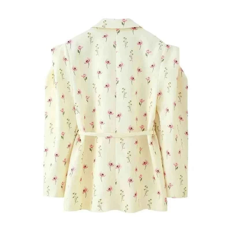 Print Schnür-Blazer