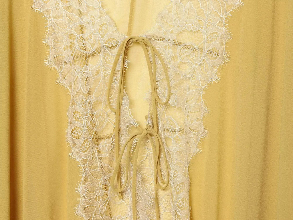 Spitzen Laternenärmel Bluse
