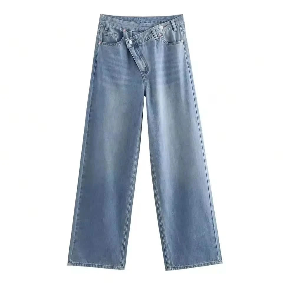 Weite Jeans in Hellblau - JWANOFFIZIELL