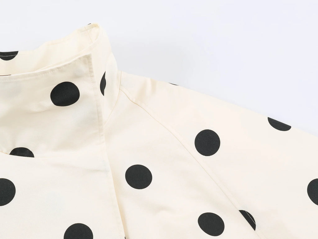 Bomberjacke Polka-Dot Retro - JWANOFFIZIELL