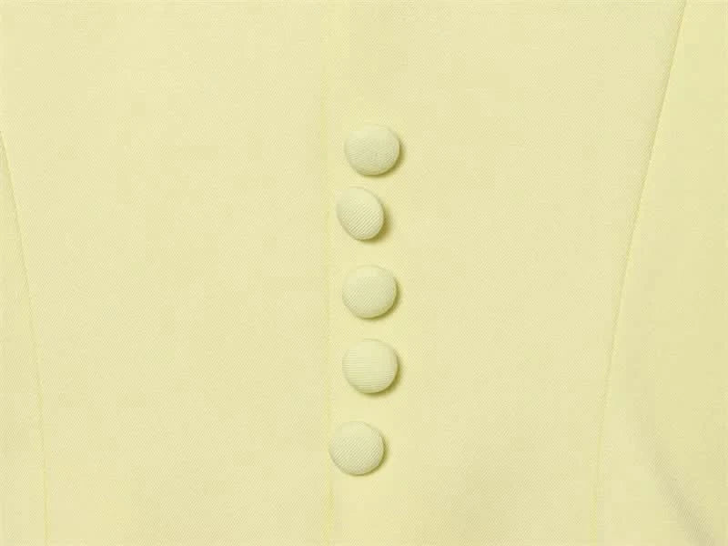 Puffärmel Spitzen-Blazer