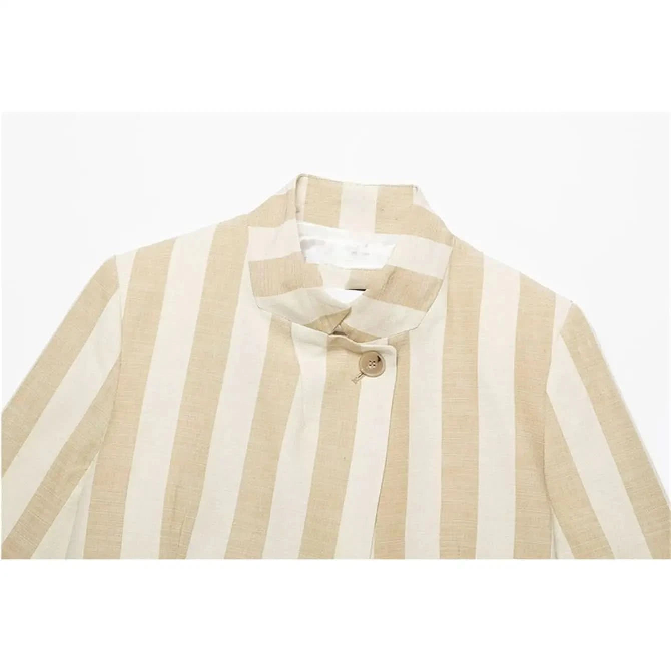 Streifen Blazer-Mantel