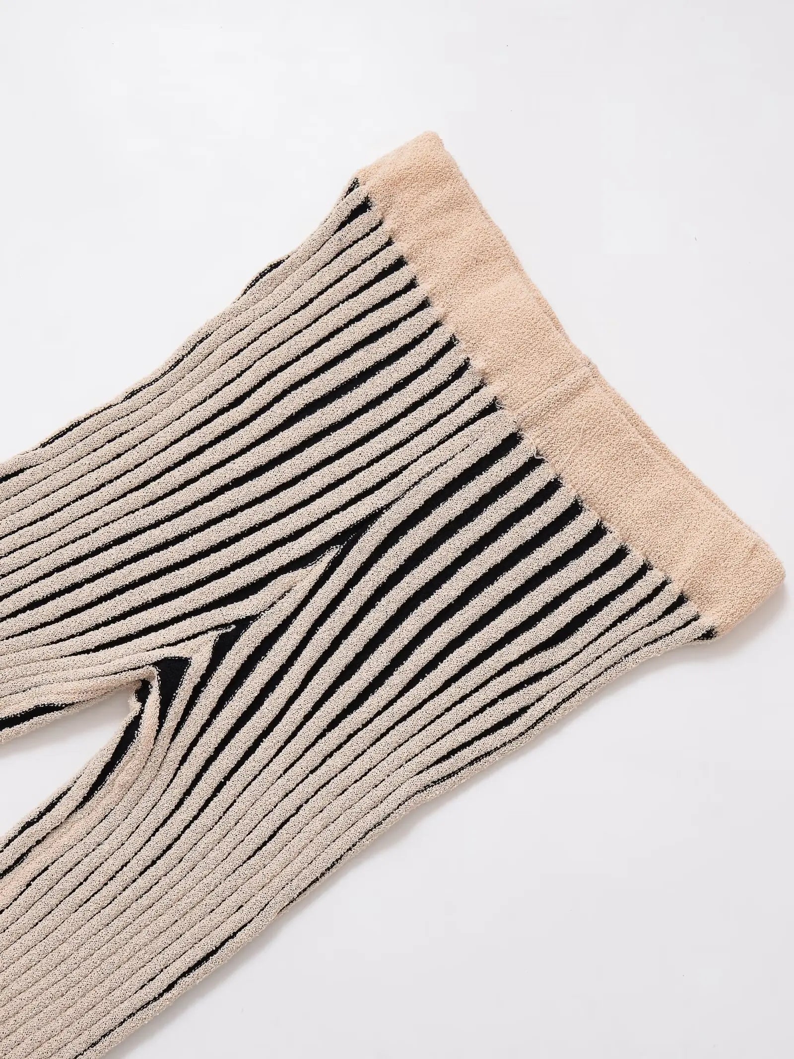 Gestreiftes Strick-Set Top & Hose - JWANOFFIZIELL