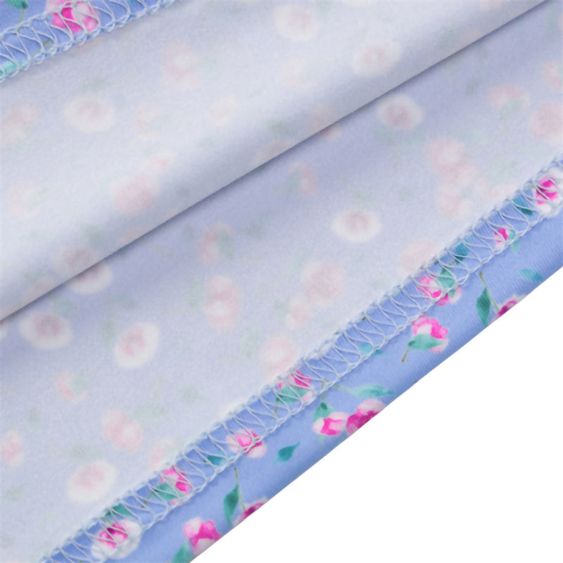 Blumen-Print Bodycon-Maxikleid Rückenfrei - JWANOFFIZIELL