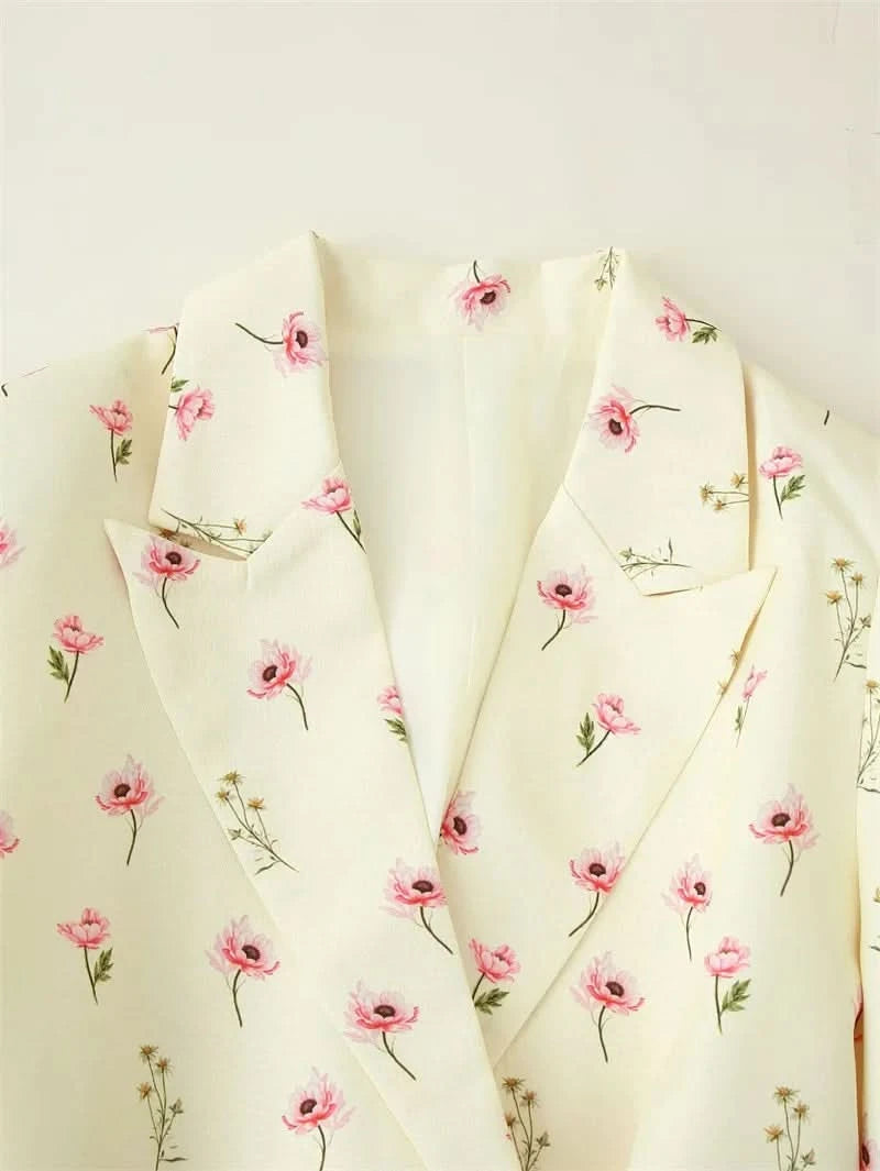 Print Schnür-Blazer