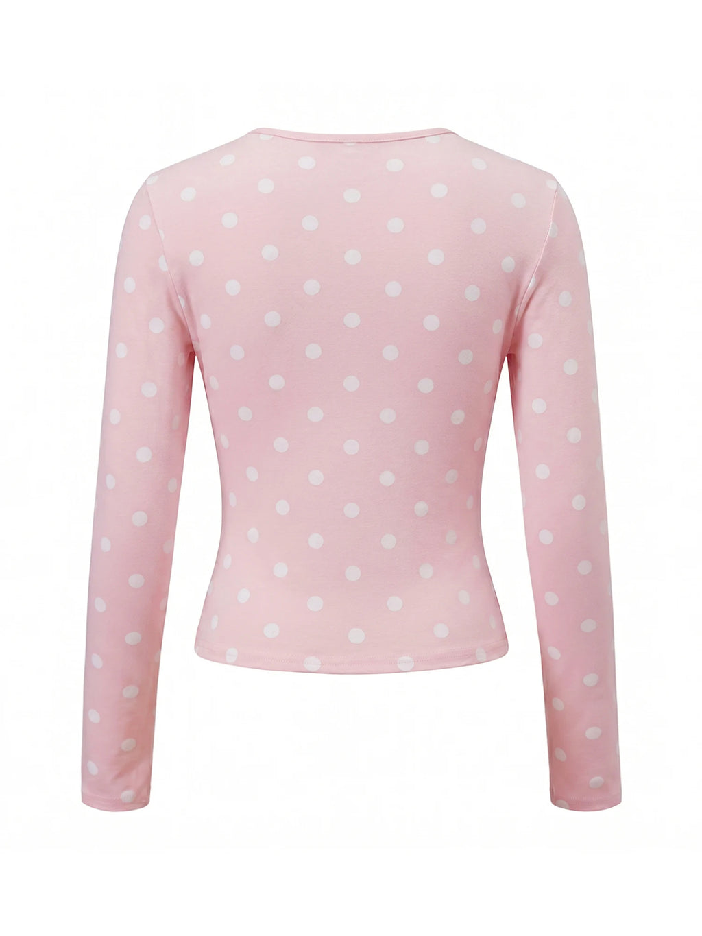 Punkte-Print Langarmshirt Slim Fit - JWANOFFIZIELL