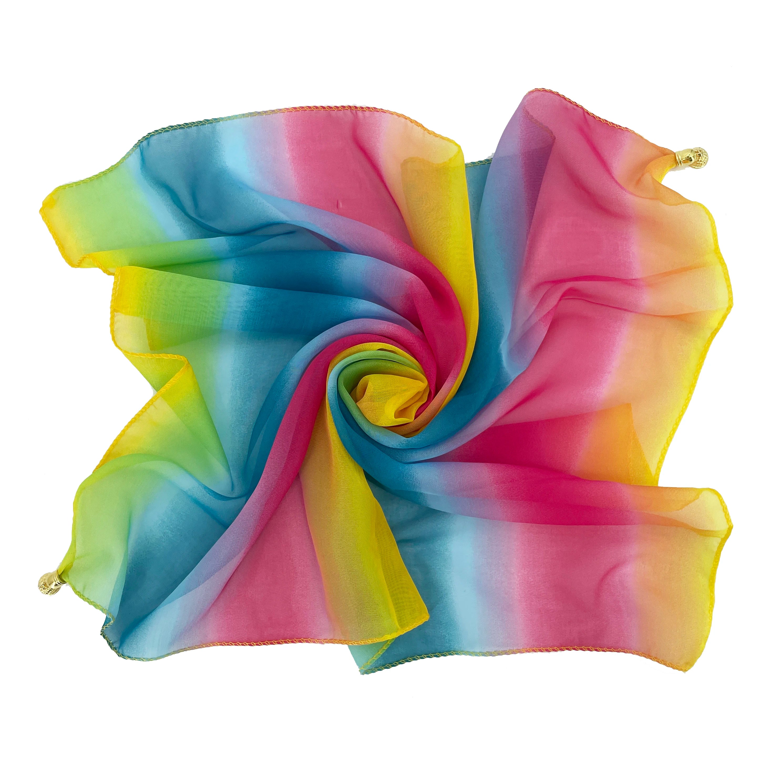 Regenbogen-Streifen Halstuch mit Magnetverschluss - JWANOFFIZIELL
