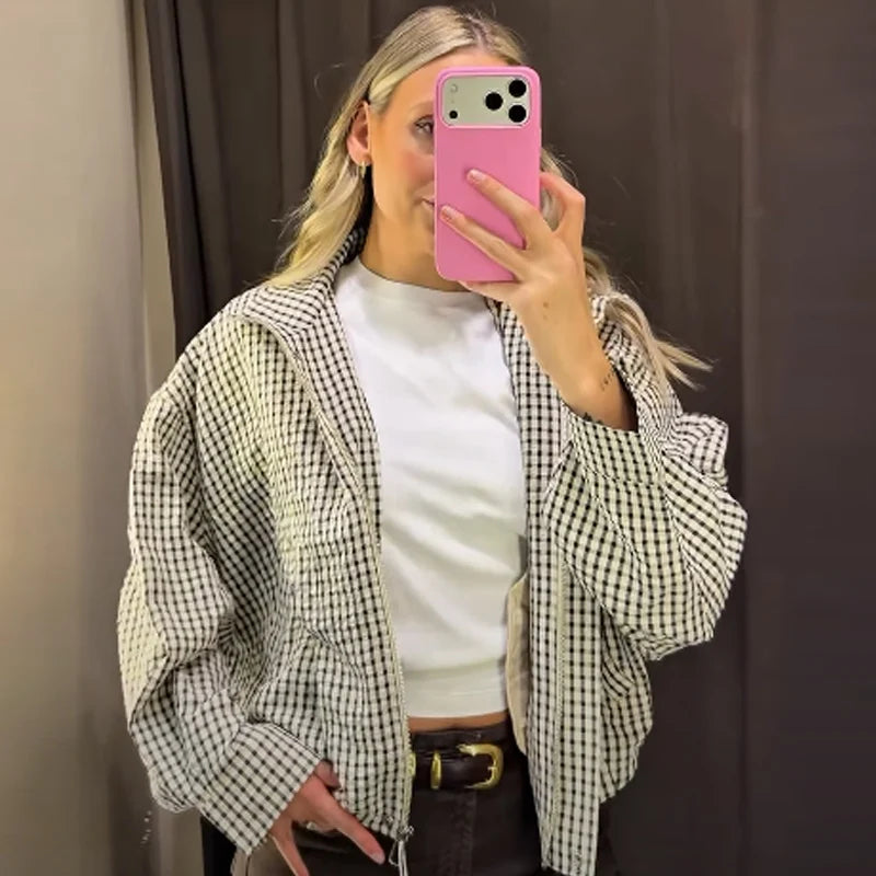 Cropped Bomberjacke Basic - JWANOFFIZIELL