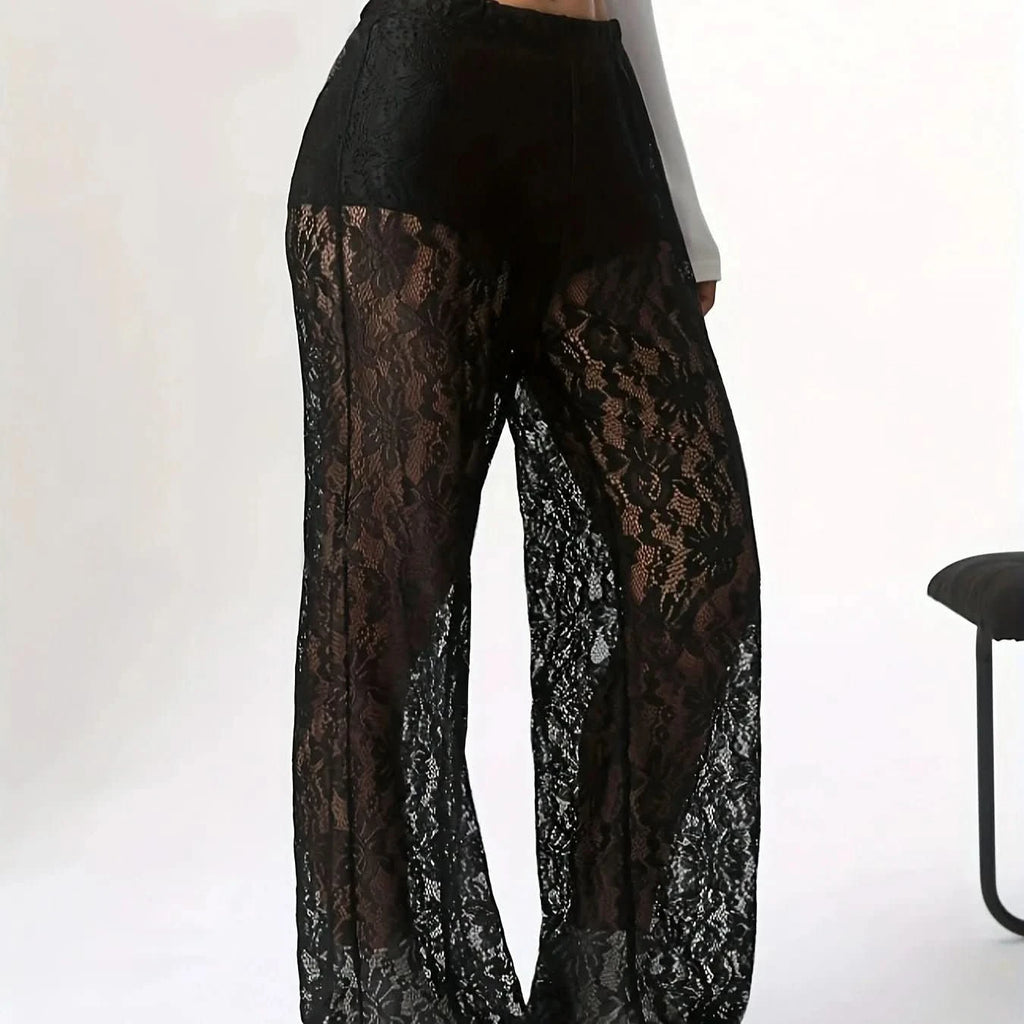 Jacquard Spitzen-Hose - JWANOFFIZIELL