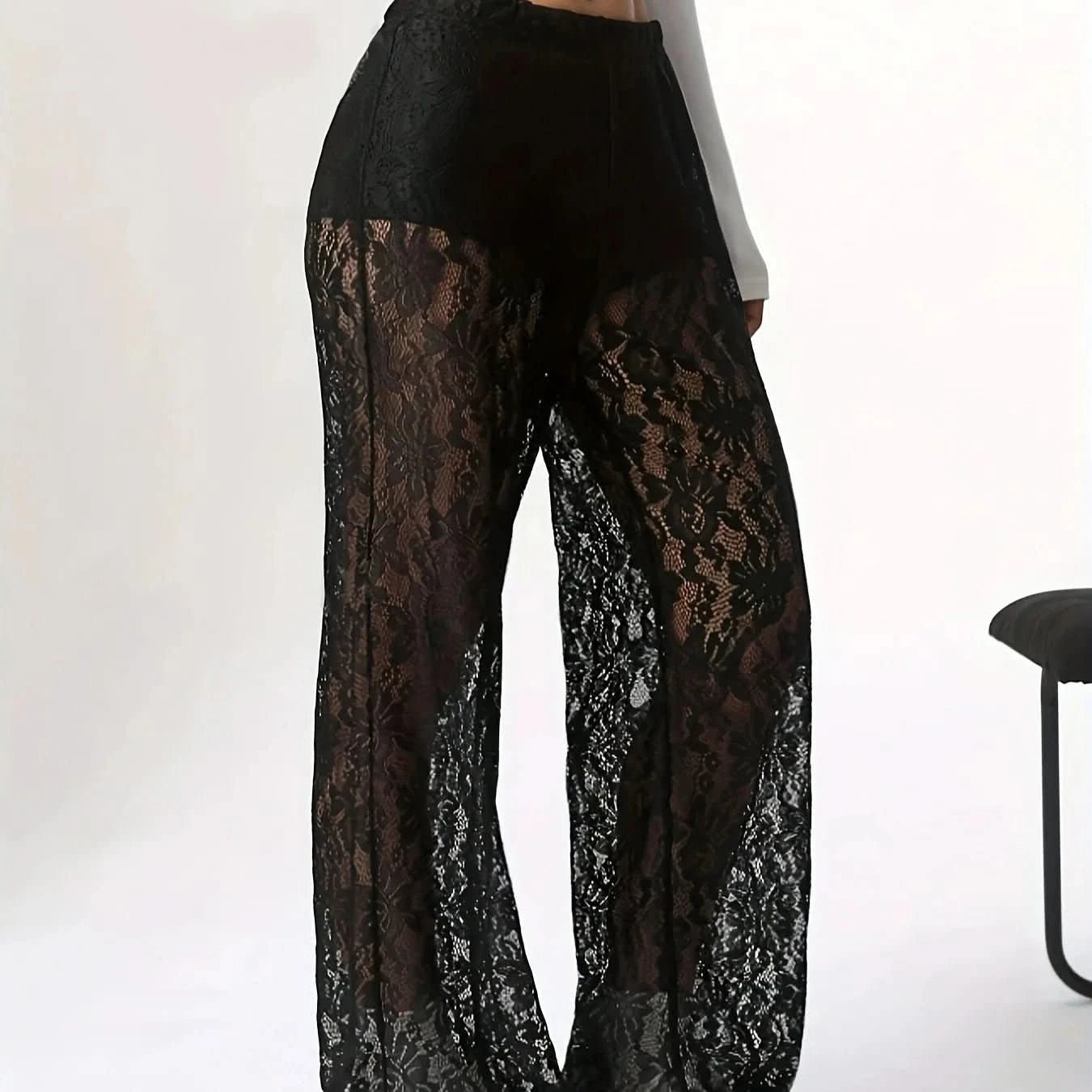 Jacquard Spitzen-Hose - JWANOFFIZIELL