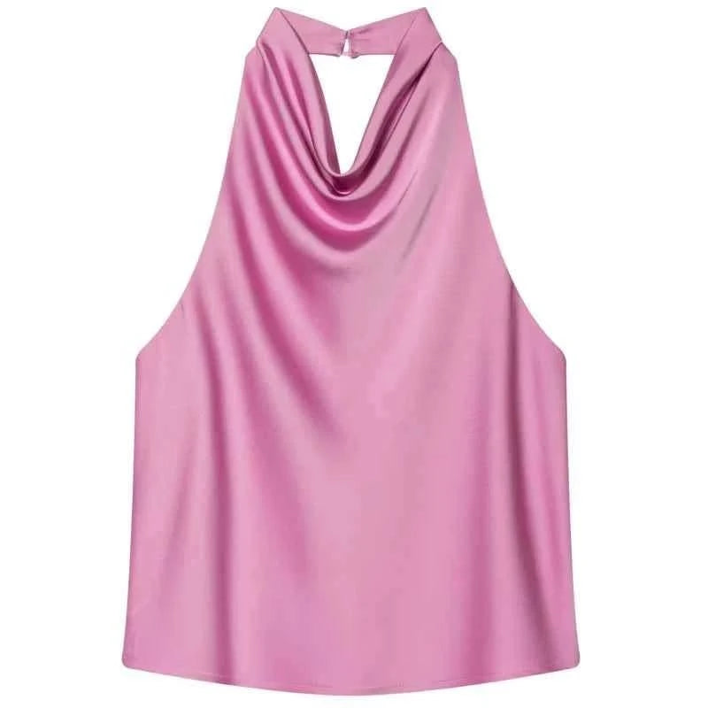 Satin Korsett Top in Lavendel - JWANOFFIZIELL