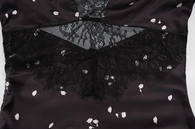 Spitzen-Patchwork Maxikleid - JWANOFFIZIELL