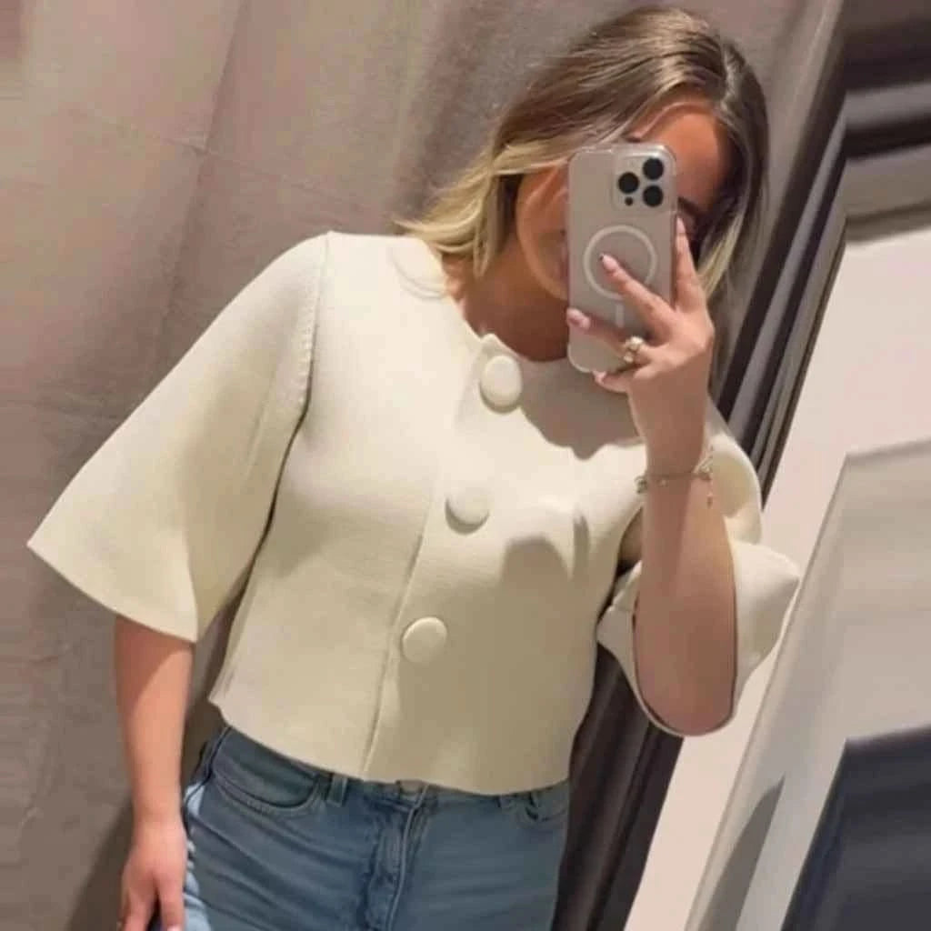 Strick Cardigan Crop - JWANOFFIZIELL