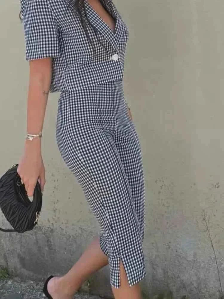 Karo Blazer Set