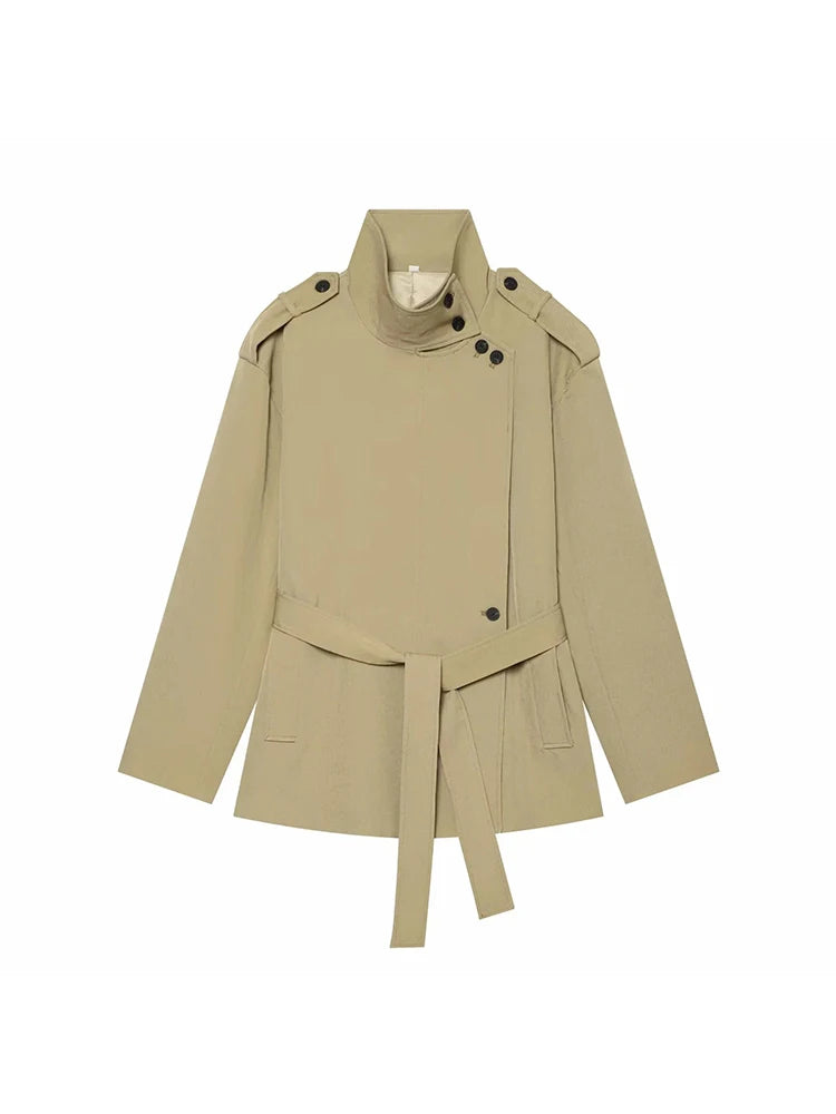 Trenchcoat Kurz mit Gürtel - JWANOFFIZIELL