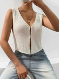 Strick Tanktop in Beige - JWANOFFIZIELL