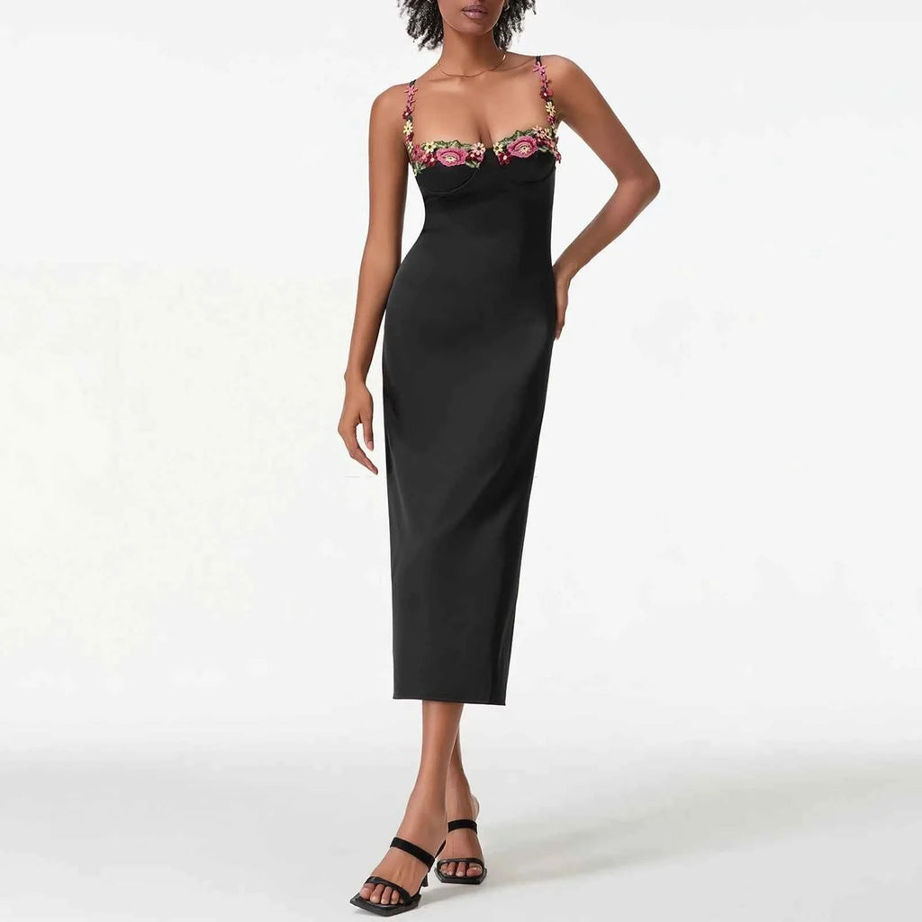 Satin Bodycon Kleid - JWANOFFIZIELL