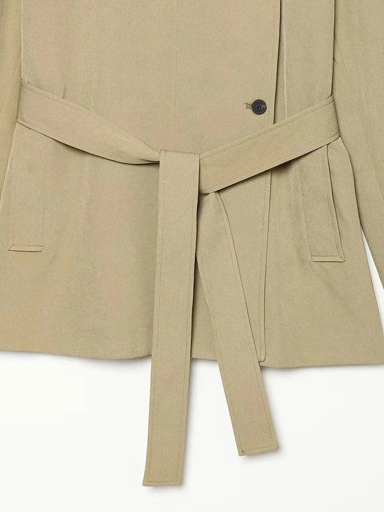 Trenchcoat Kurz mit Gürtel - JWANOFFIZIELL