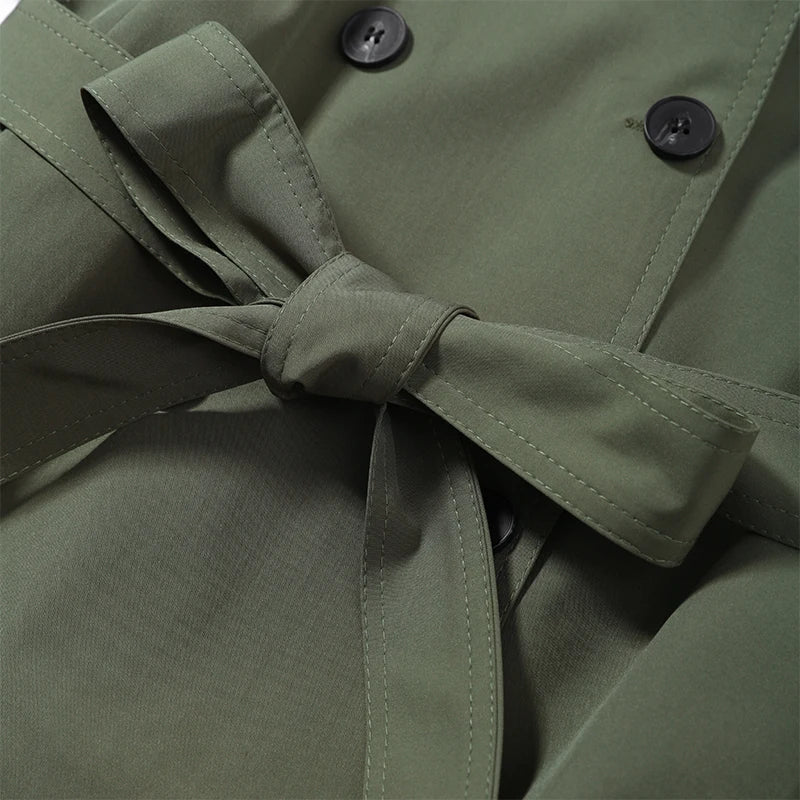 Trenchcoat Schnürung Elegant - JWANOFFIZIELL