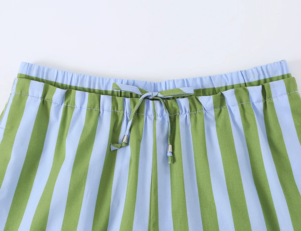 Streifen-Hemd & Shorts Set - JWANOFFIZIELL