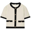 Blazer Crop in Elfenbein - JWANOFFIZIELL