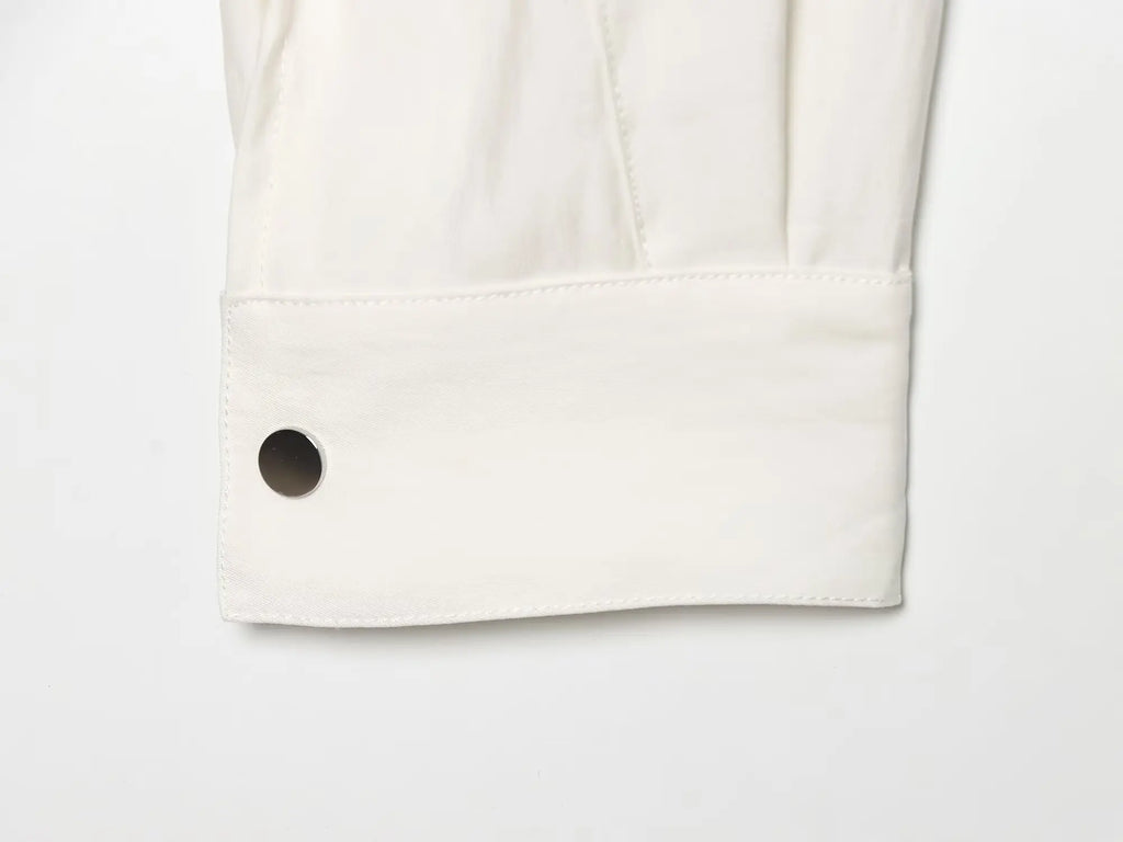 Cropped Jacke Stehkragen Weiß - JWANOFFIZIELL