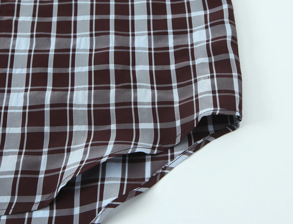 Bluse Kariert Locker - JWANOFFIZIELL