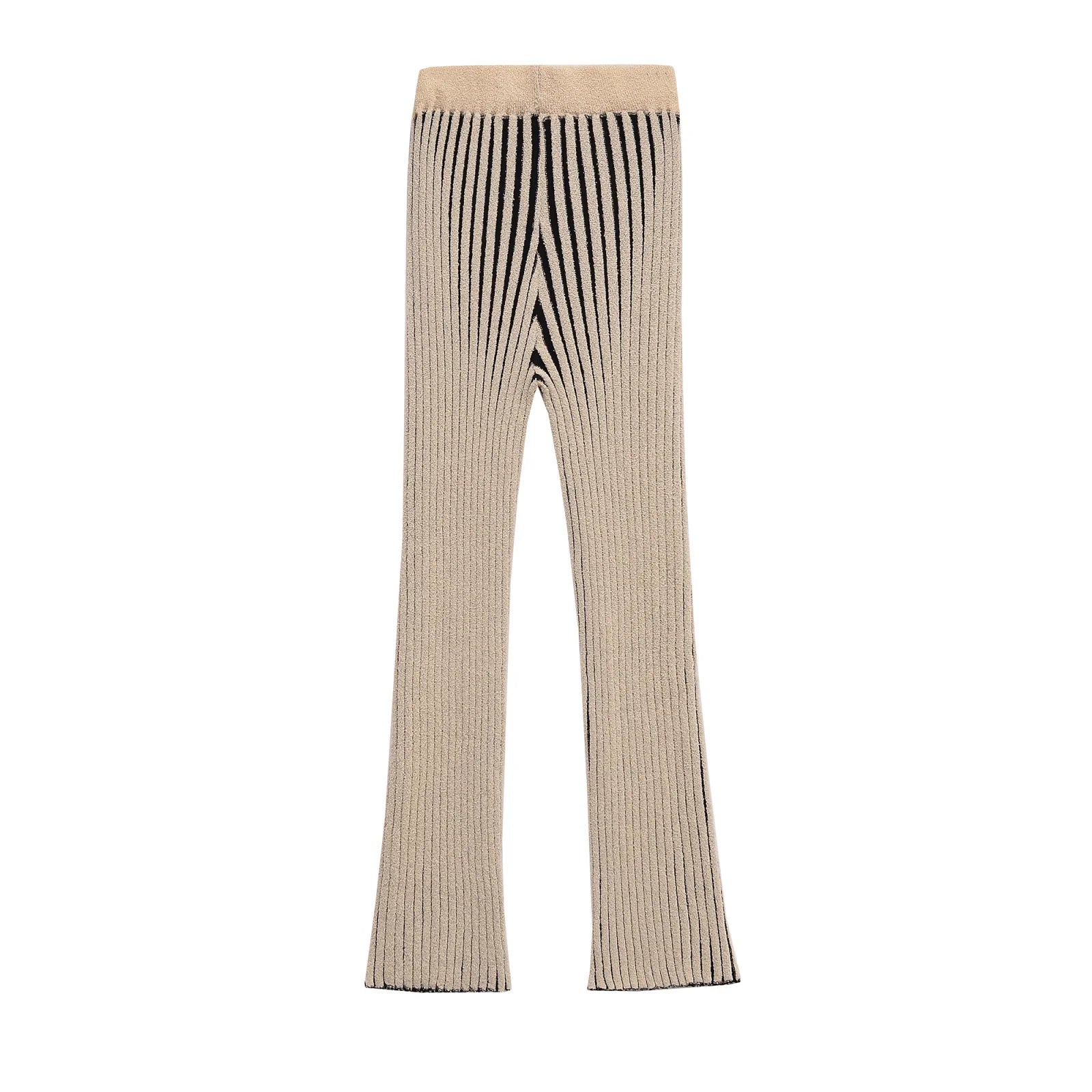 Gestreiftes Strick-Set Top & Hose - JWANOFFIZIELL