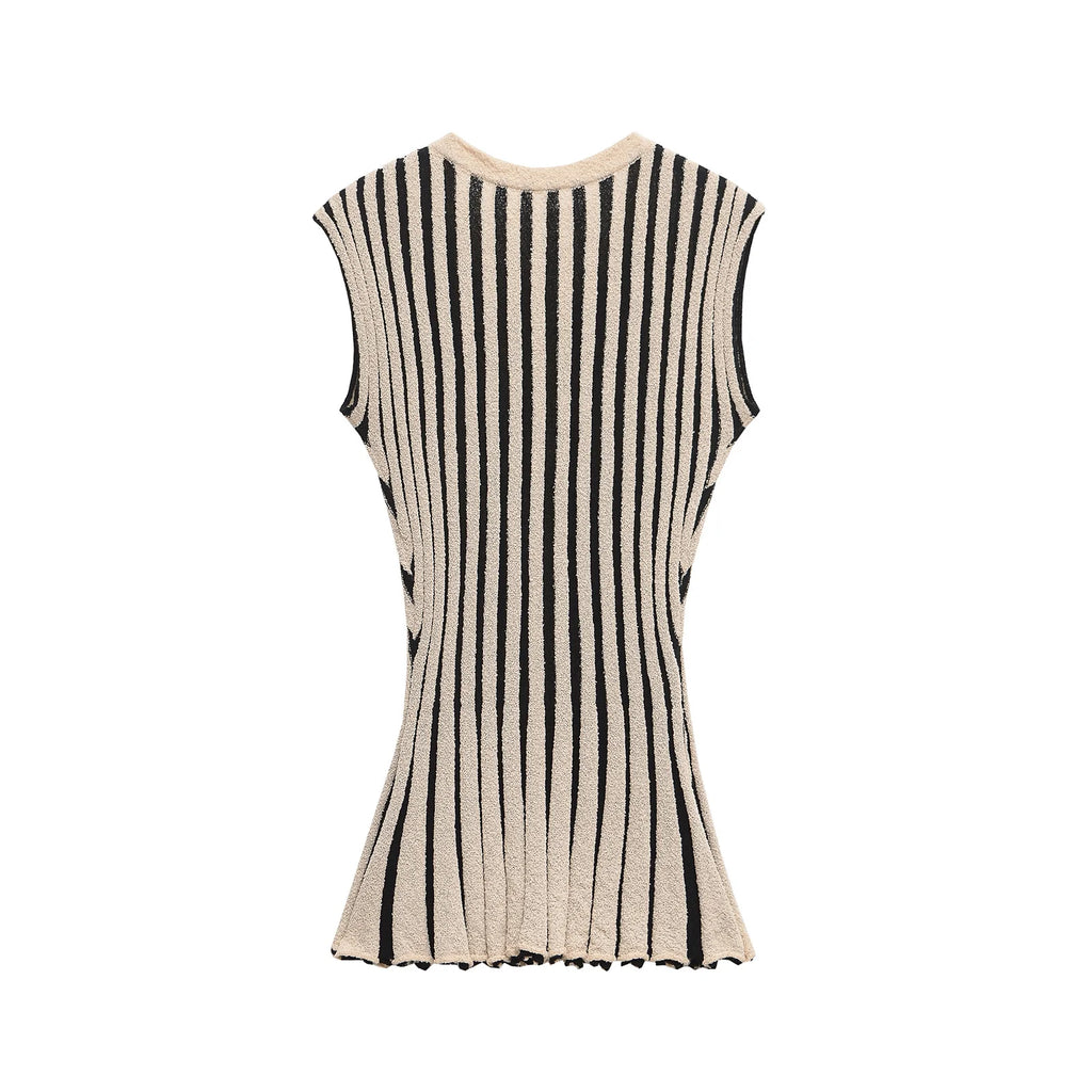 Gestreiftes Strick-Set Top & Hose - JWANOFFIZIELL