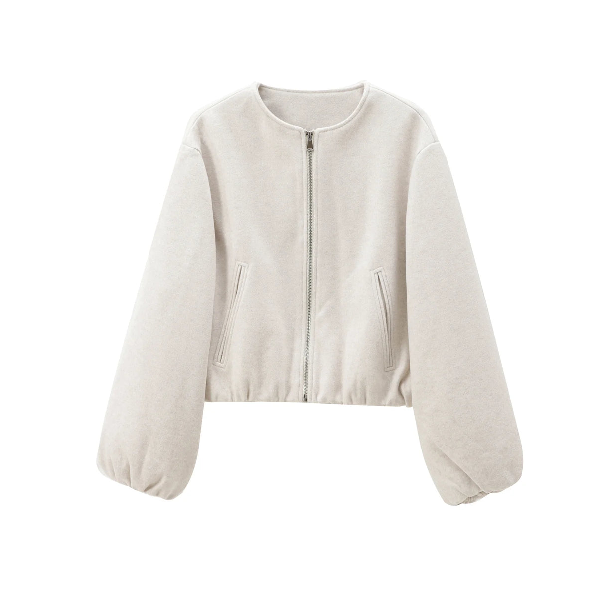 Fleece-Bomberjacke Sportlich - JWANOFFIZIELL