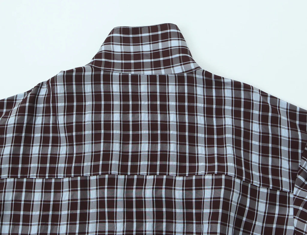 Bluse Kariert Locker - JWANOFFIZIELL