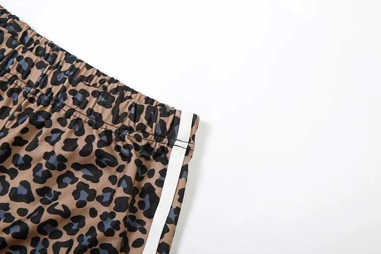 Leoparden Print Hose