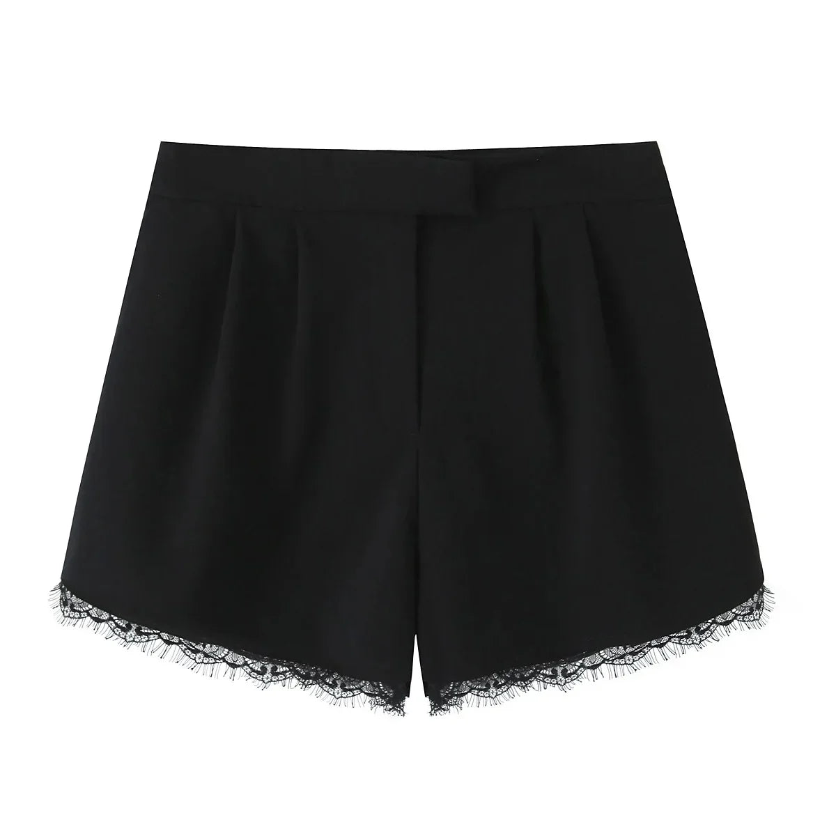 Elegantes Spitzen-Blazer-Set – Kurzer Blazer & Shorts | Business & Party Look