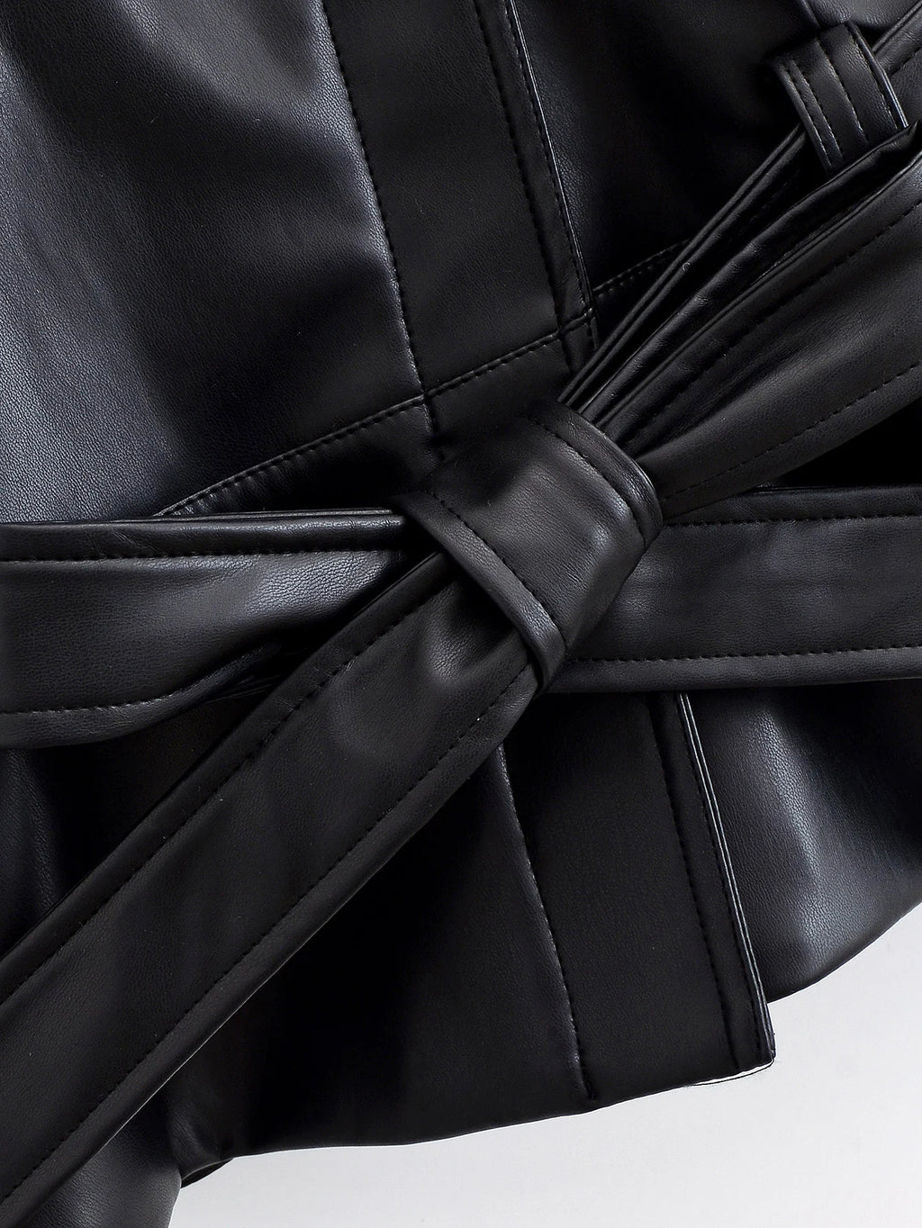 Kunstleder-Trenchcoat Vintage Motorrad - JWANOFFIZIELL