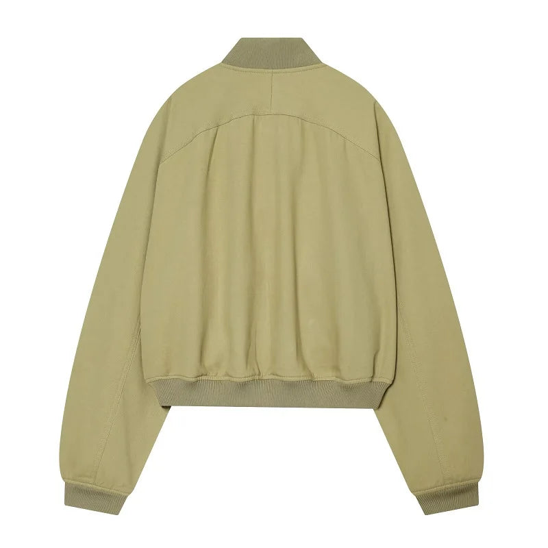 Varsity-Bomberjacke Khaki - JWANOFFIZIELL